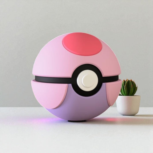 Pokemon 3D Printed Pokeball - Dream Ball Design - Unique Display Collectible