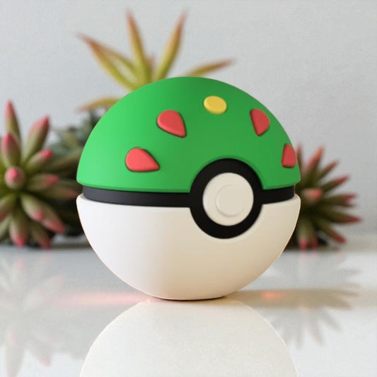 Pokemon 3D Printed Pokeball - Friend Ball Design - Unique Display Collectible