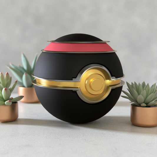 Pokemon 3D Printed Pokeball - Luxury Ball Design - Unique Display Collectible