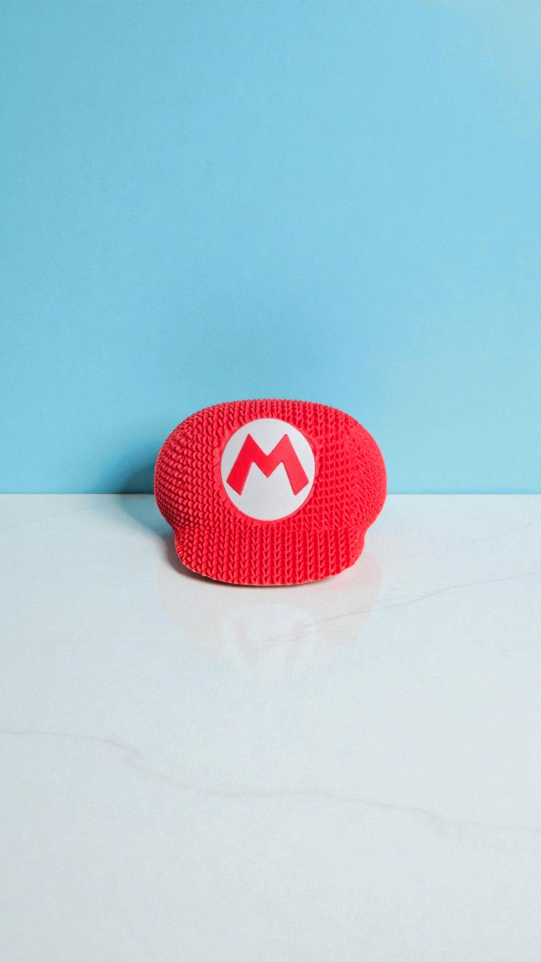 Knitted Design - 3D Printed Mario & Luigi Hat - Unique Display Collectible