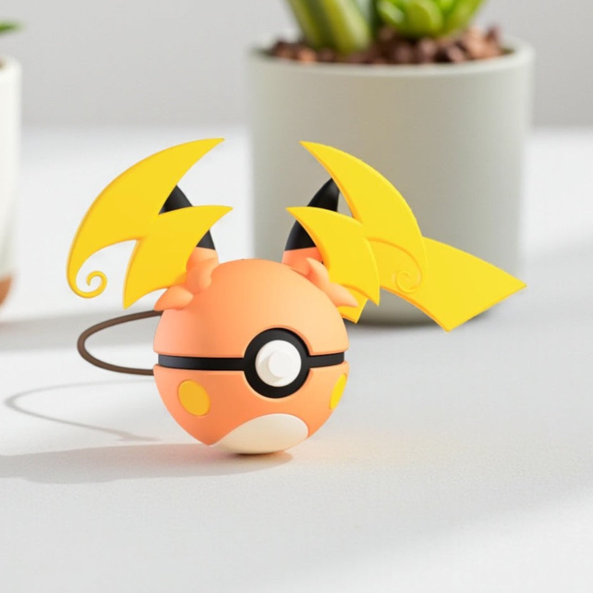 Pokemon Character Design 3D Printed Pokeball - Mega Raichu Y - Unique Display Collectible