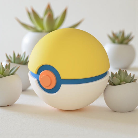 Pokemon 3D Printed Pokeball - Park Ball Design - Unique Display Collectible