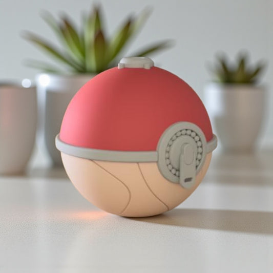 Pokemon 3D Printed Pokeball - Hisui Region Design - Unique Display Collectible