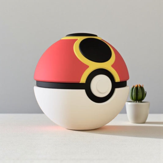 Pokemon 3D Printed Pokeball - Repeat Ball Design - Unique Display Collectible