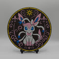 Pokemon Eeveelutions Stained Glass Inspired- 3D Printed Wall/Door Decor- Unique Display Collectible
