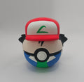 Pokemon Character Design- 3D Printed Pokeball- Ash, Brock & Misty- Unique Display Collectible