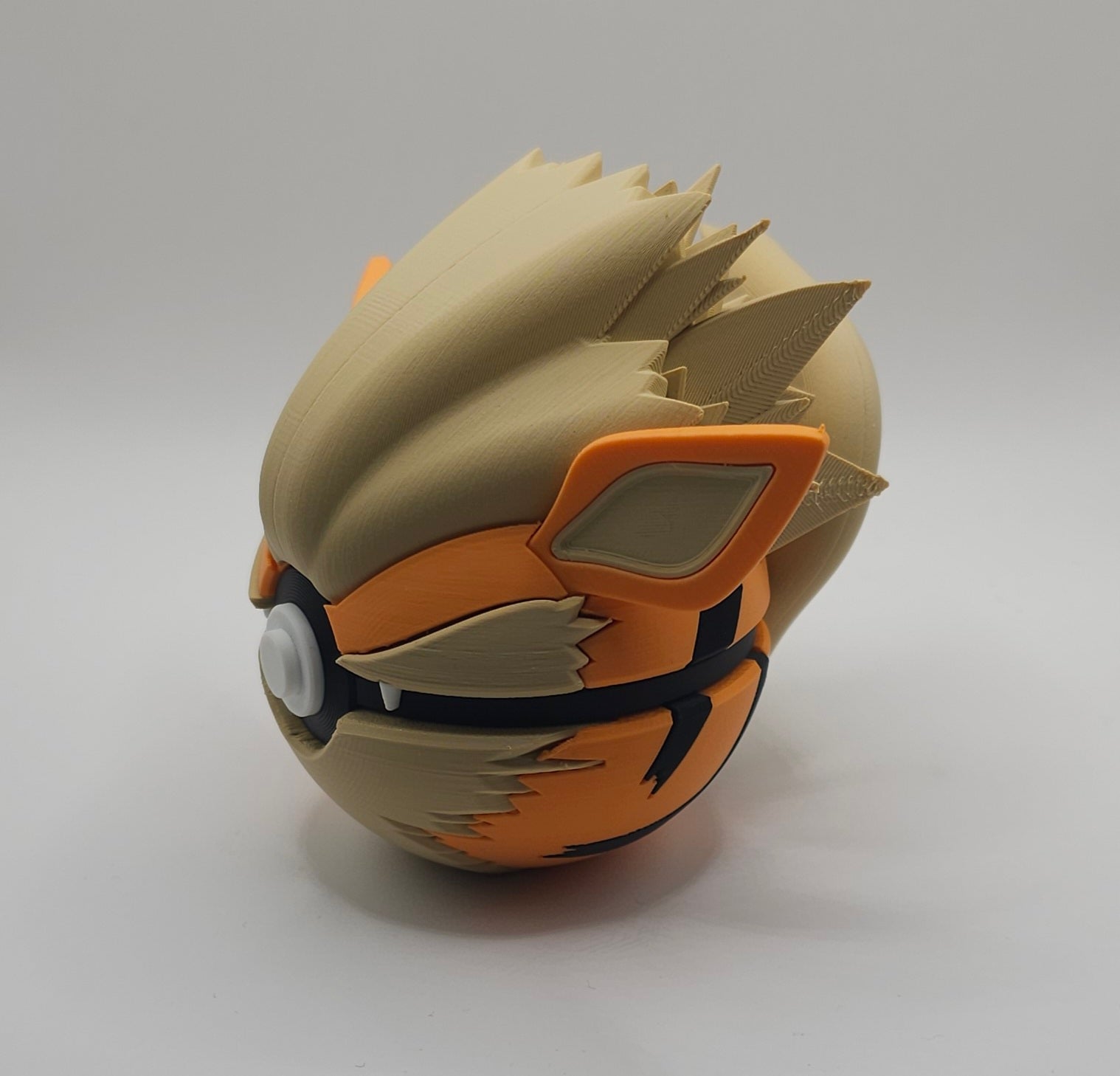 Pokemon Character Design 3D Printed Pokeball - Arcanine - Unique Display Collectible