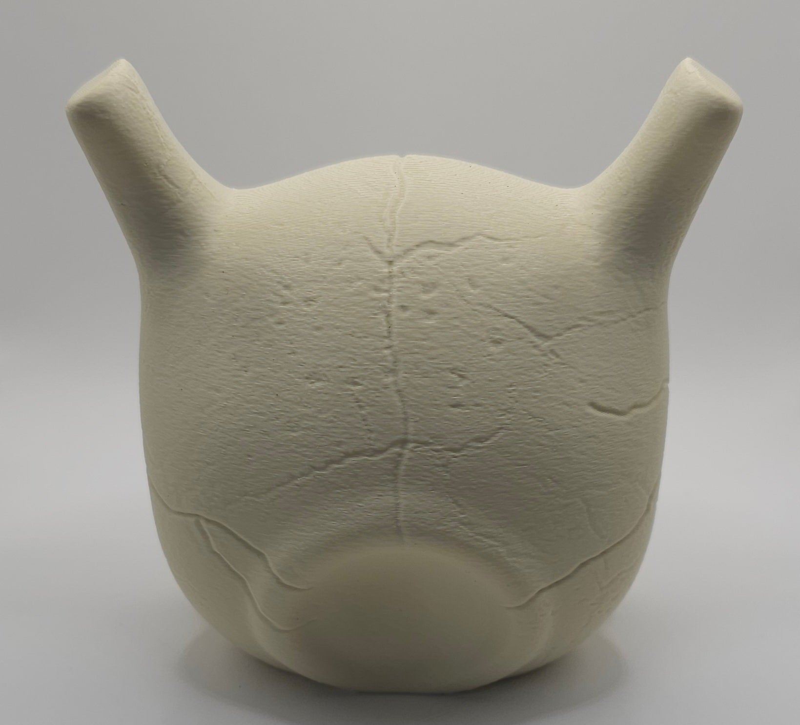 Mewtwo Skull- 3D Printed Pokemon Inspired Display Figure- Unique Fan Art Collectible