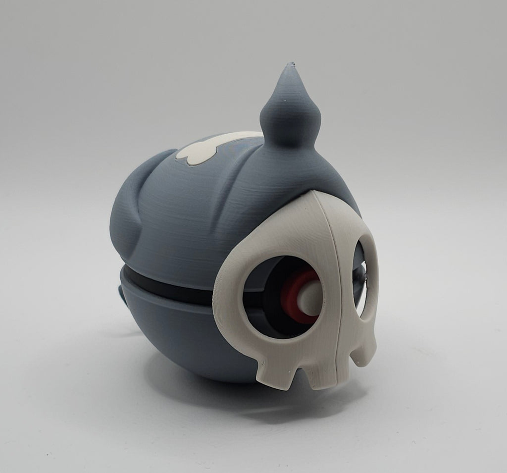 Pokemon Character Design- 3D Printed Pokeball- Duskull- Unique Display Collectible