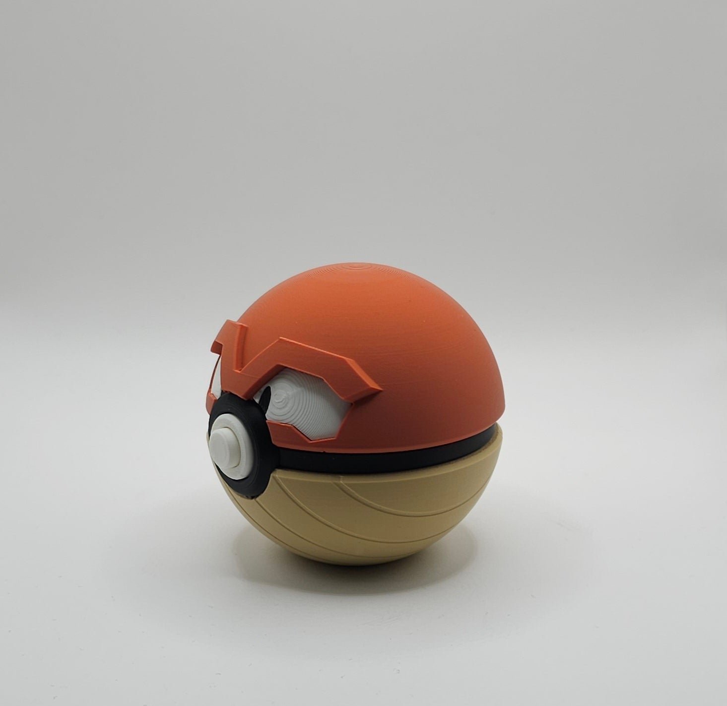 Pokemon Character Design- 3D Printed Pokeball- Hisuian Voltorb - Unique Display Collectible