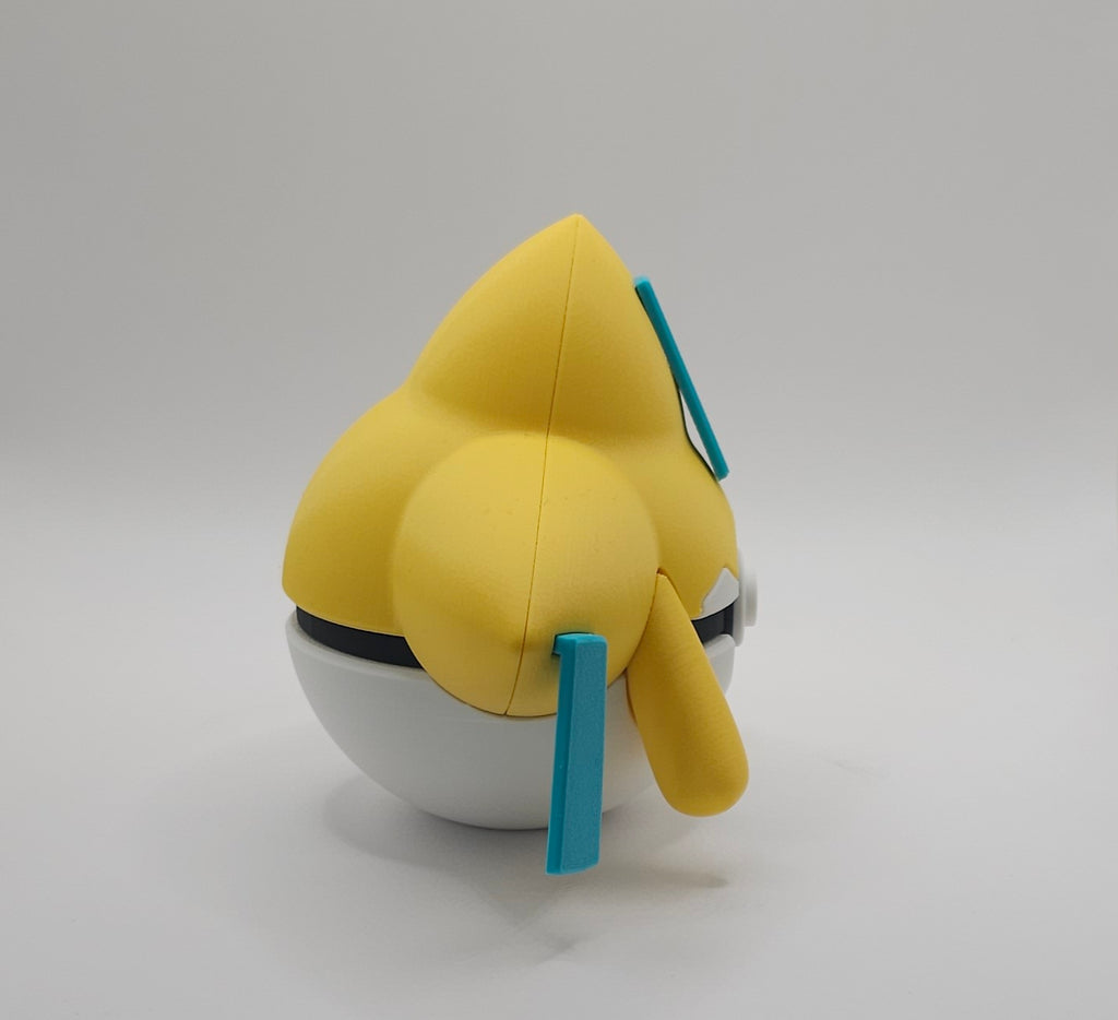 Pokemon Character Design - 3D Printed Pokeball - Jirachi - Unique Display Collectible