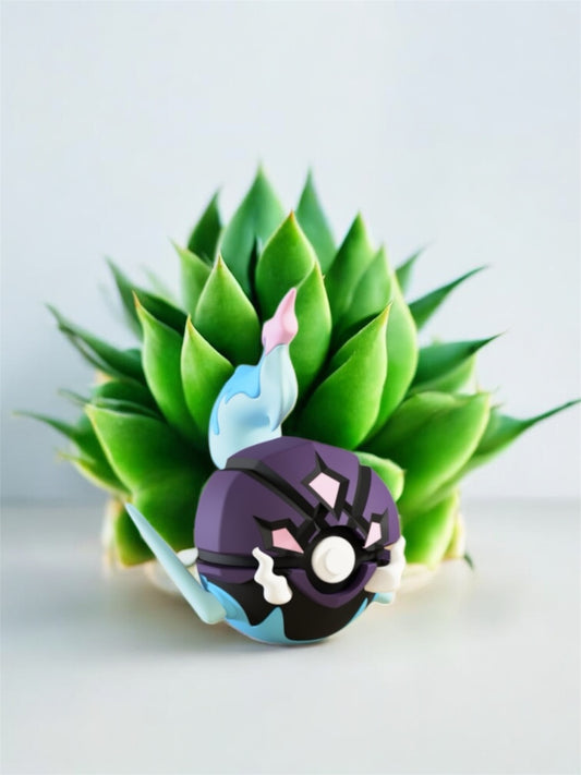 Pokemon Character Design- 3D Printed Pokeball- Ceruledge- Unique Display Collectible