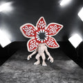 Knitted Design- 3D Printed Demogorgan Figure- Unique Display Collectible