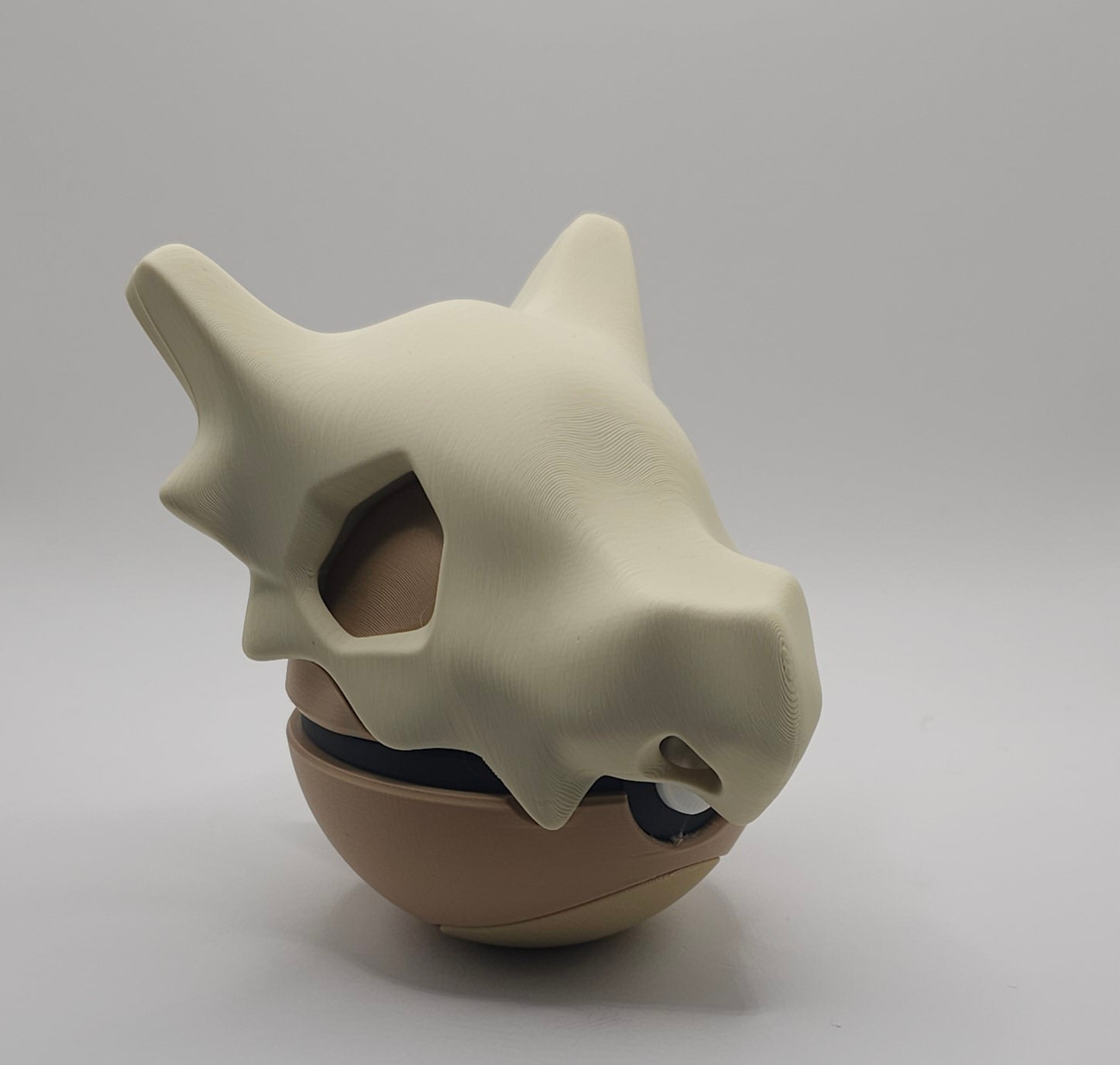 Pokemon Character Design - 3D Printed Pokeball - Cubone - Unique Display Collectible