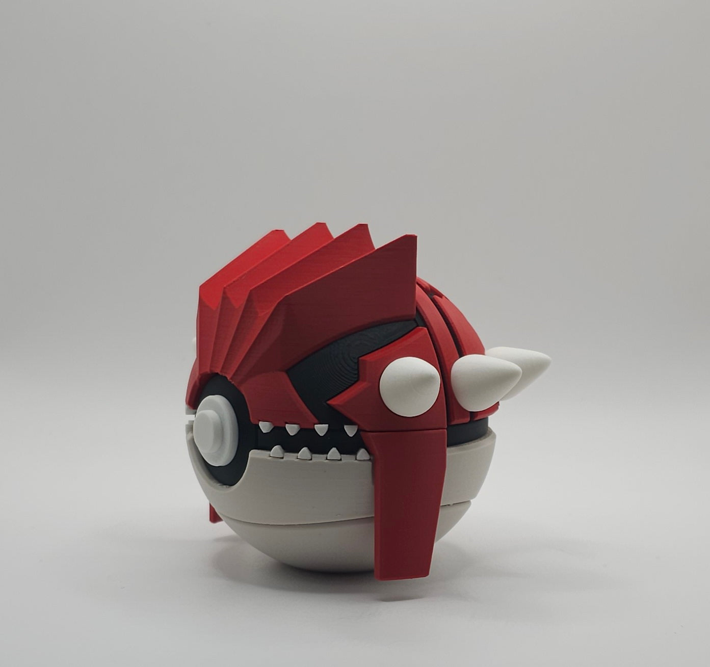 Pokemon Character Design 3D Printed Pokeball - Groudon - Unique Display Collectible