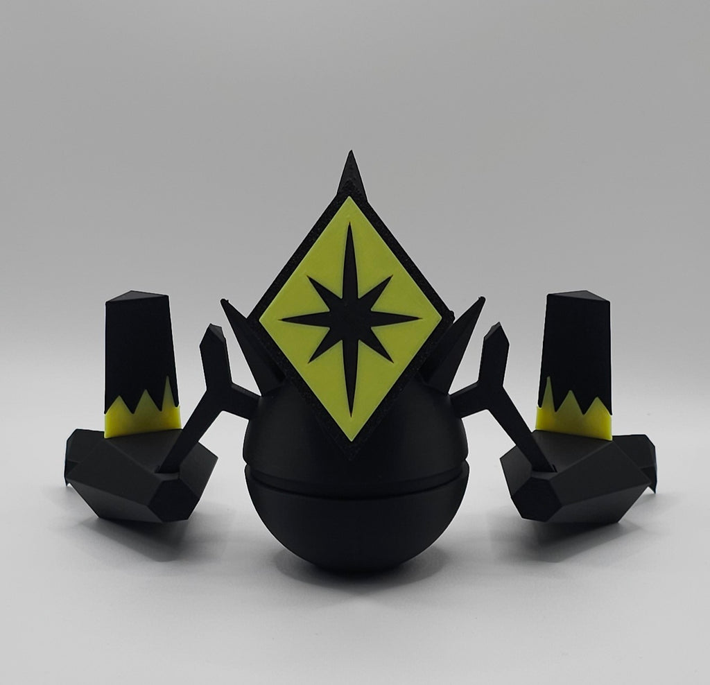 Pokemon Character Design- 3D Printed Pokeball- Necrozma- Unique Display Collectible