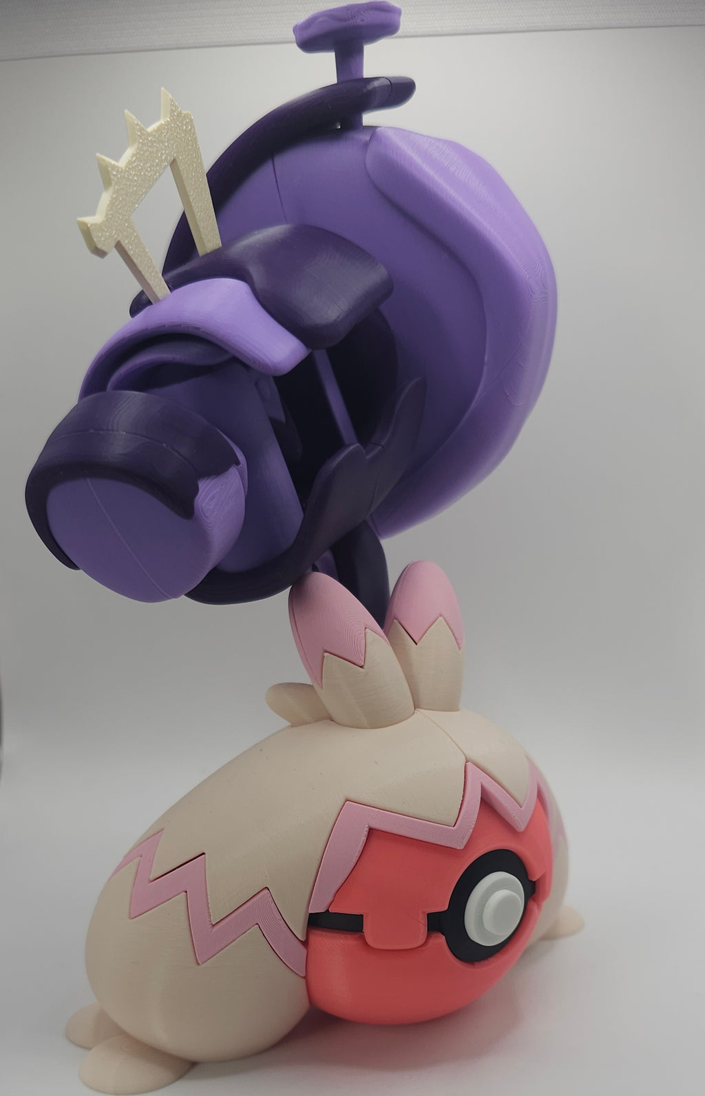 Pokemon Character Design- 3D Printed Pokeball- Tinkaton- Unique Display Collectible