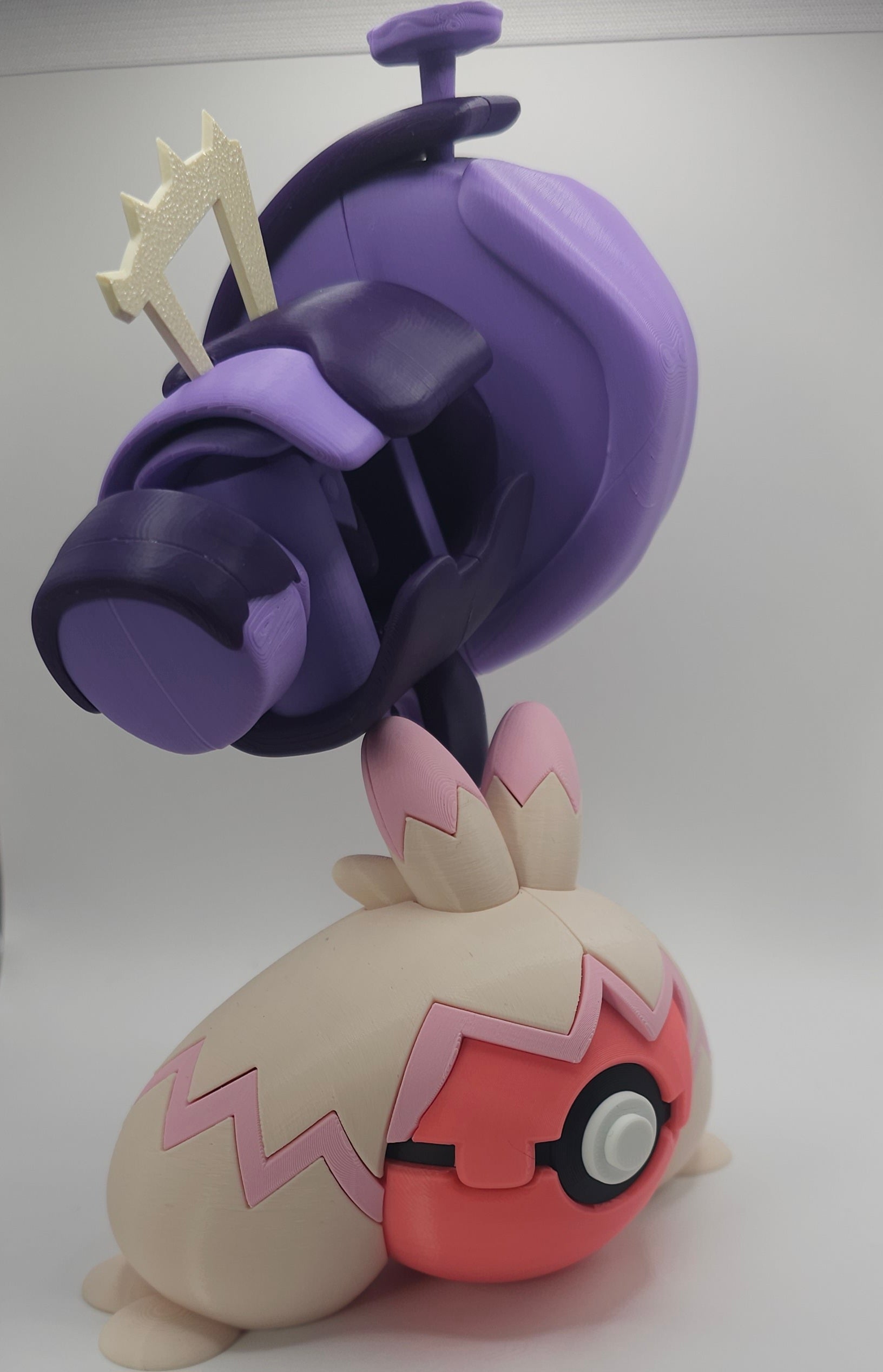 Pokemon Character Design- 3D Printed Pokeball- Tinkaton- Unique Display Collectible