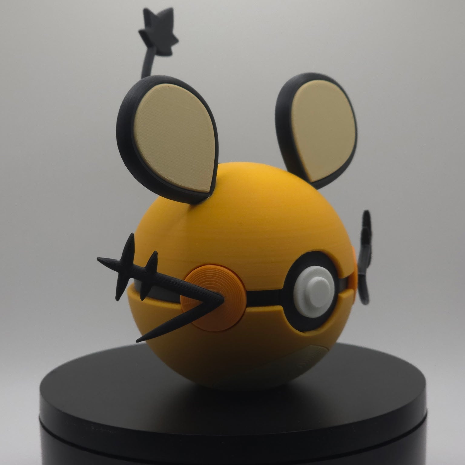 Pokemon Character Design- 3D Printed Pokeball- Dedenne- Unique Display Collectible
