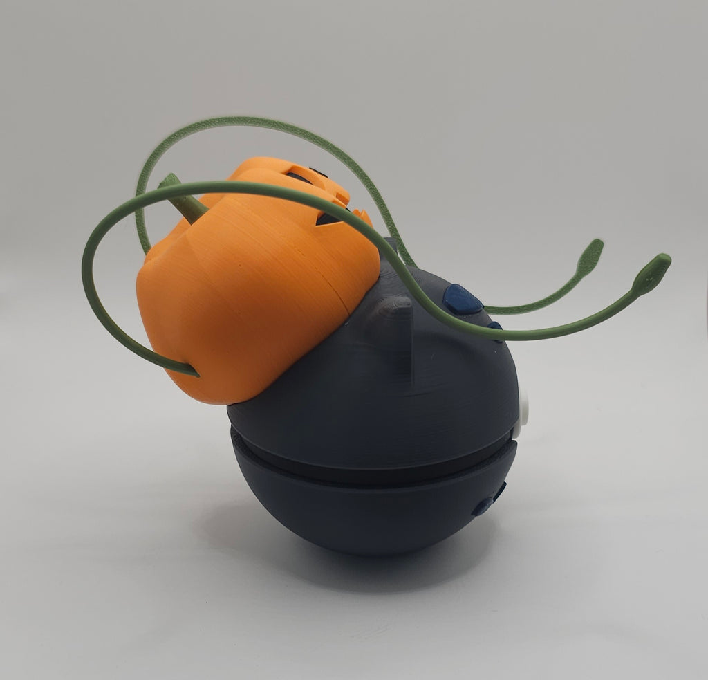 Pokemon Character Design 3D Printed Pokeball - Halloween Bulbasaur - Unique Display Collectible