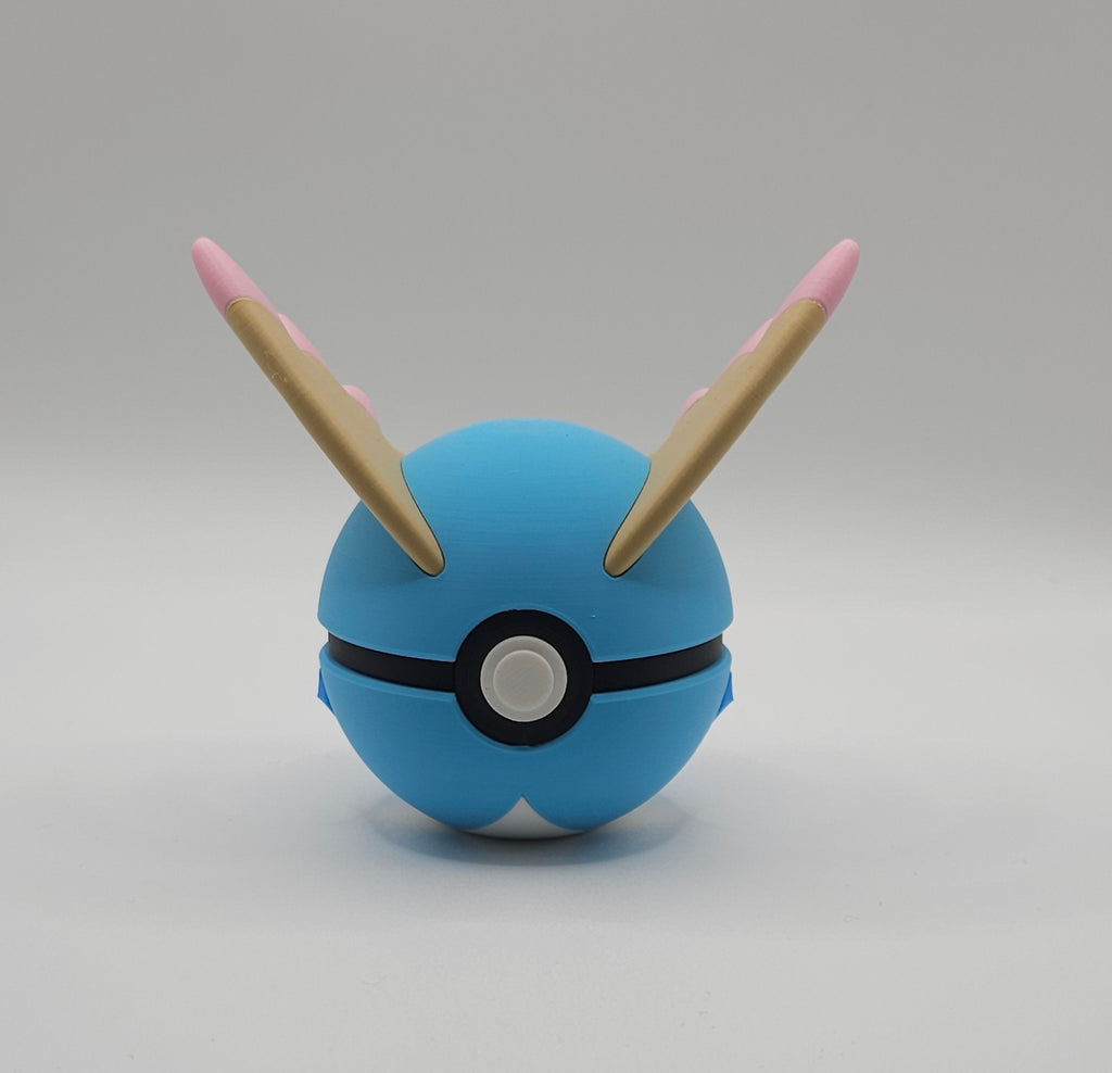 Pokemon Character Design- 3D Printed Pokeball- Amaura- Unique Display Collectible