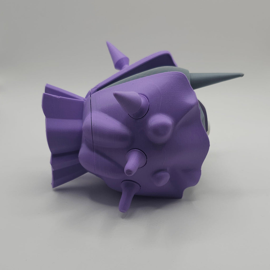 Pokemon Character Design- 3D Printed Pokeball- Cloyster- Unique Display Collectible