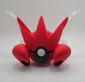 Pokemon Character Design- 3D Printed Pokeball- Scizor- Unique Display Collectible