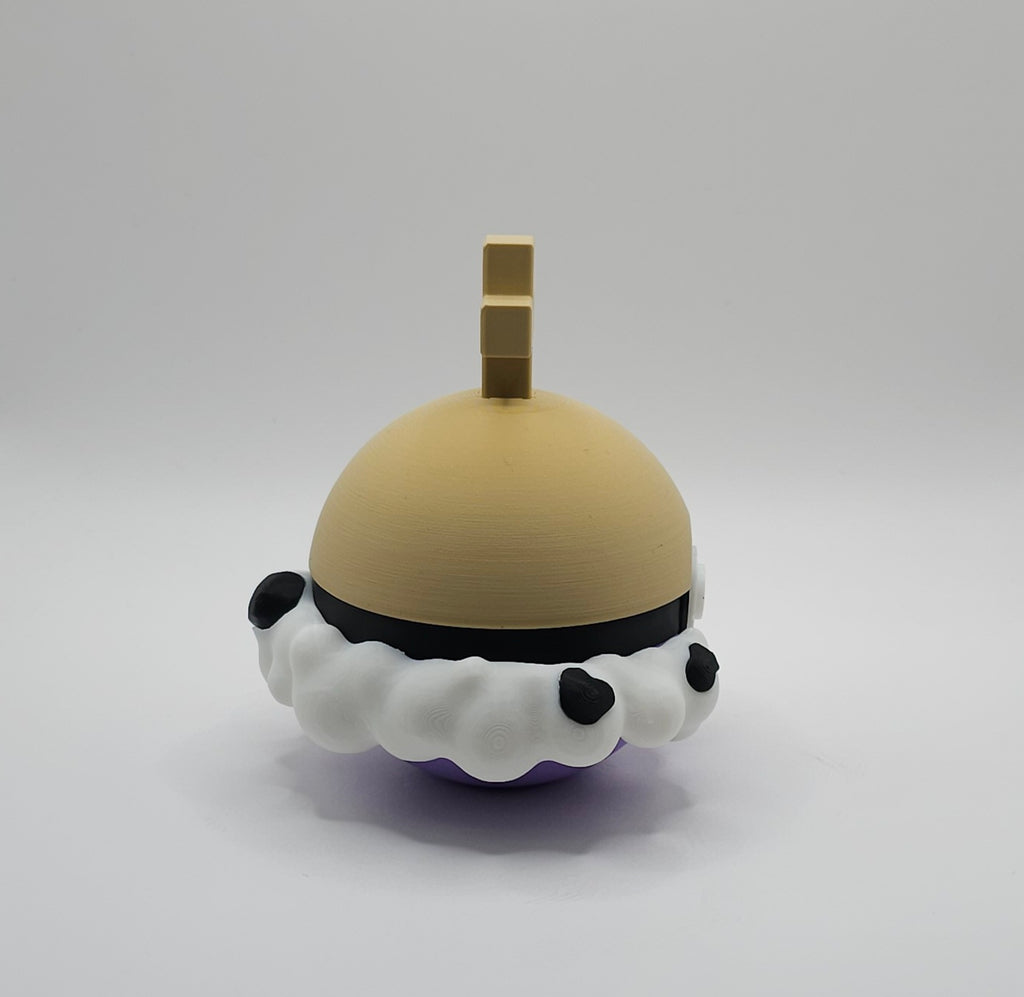 Digital Circus Character Design- 3D Printed Pokeball- Unique Display Collectible