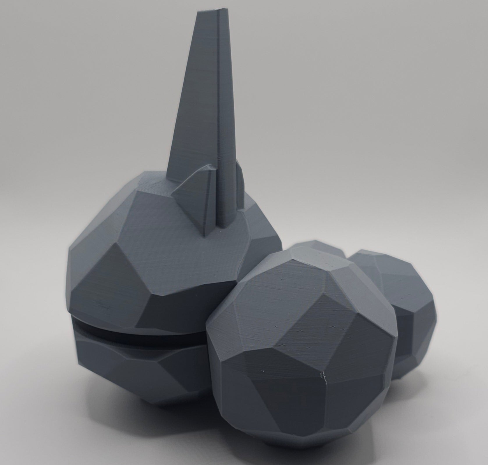 Pokemon Character Design - 3D Printed Pokeball - Onix - Unique Display Collectible