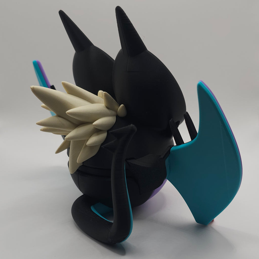 Pokemon Character Design- 3D Printed Pokeball- Noivern- Unique Display Collectible