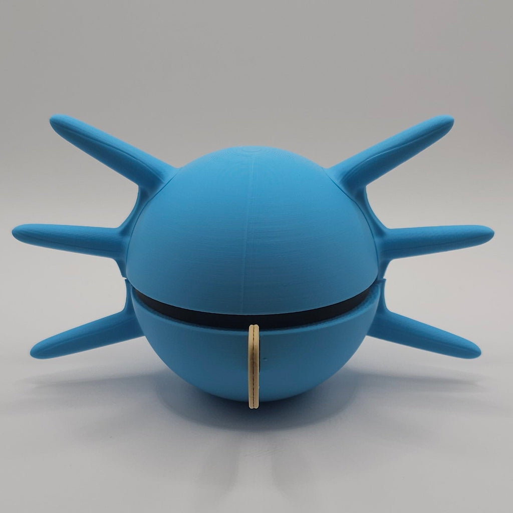 Pokemon Character Design- 3D Printed Pokeball- Horsea- Unique Display Fan Art Collectible