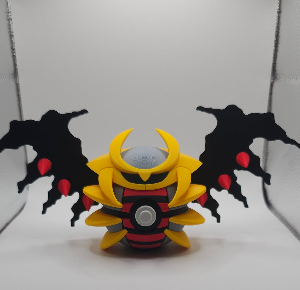 Pokemon Character Design- 3D Printed Pokeball- Giratina- Unique Display Collectible