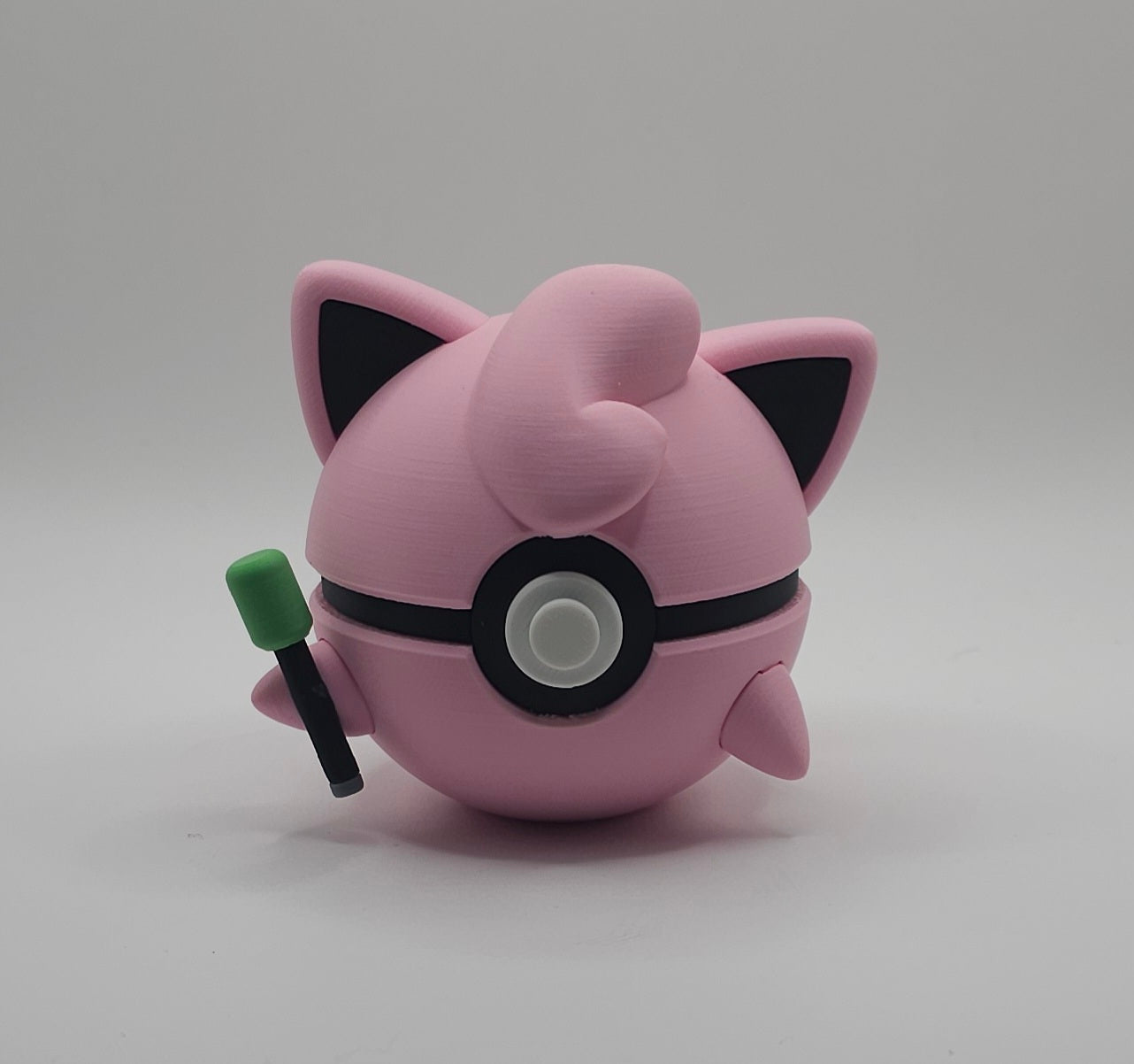 Pokemon Character Design 3D Printed Pokeball - Jigglypuff - Unique Display Collectible