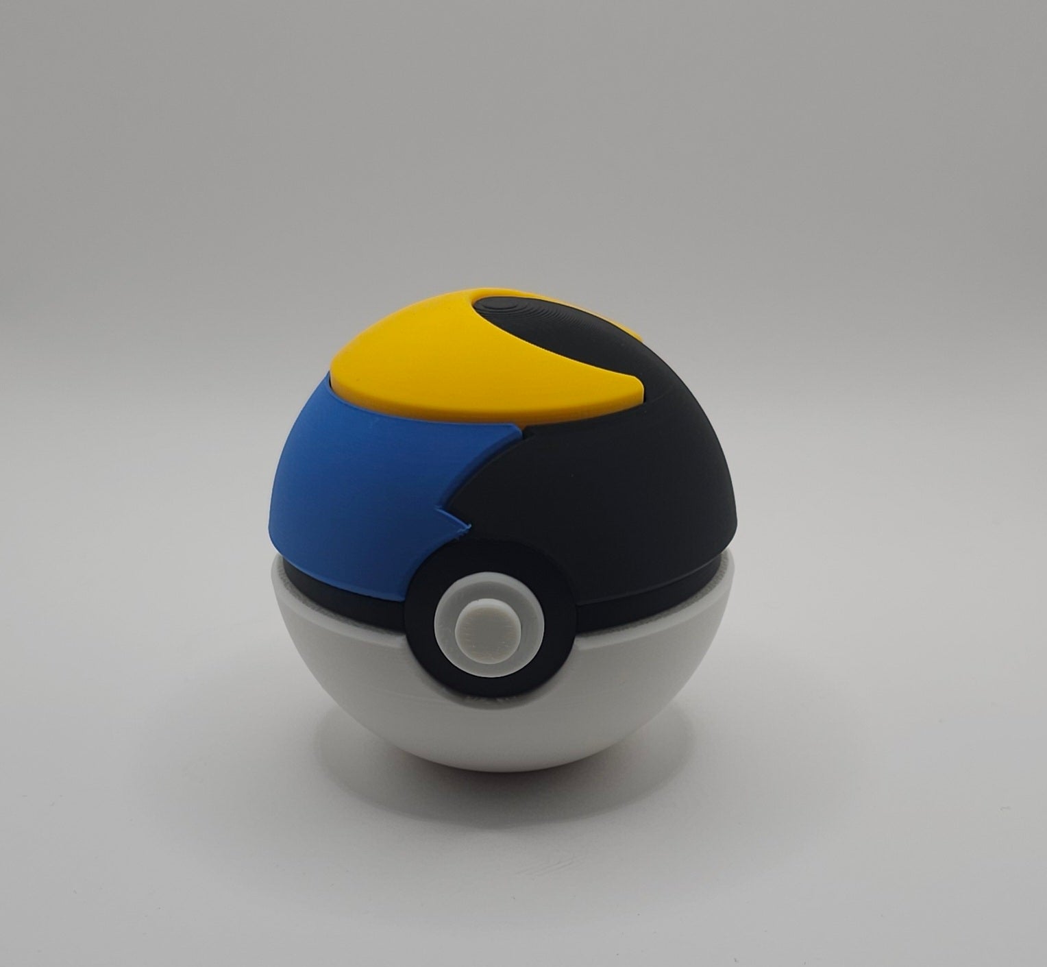 Pokemon 3D Printed Pokeball- Moon Ball Design- Unique Fan Art Collectible