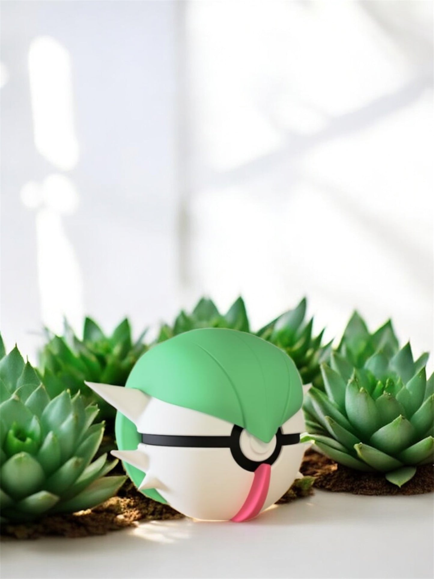 Pokemon Character Design - 3D Printed Pokeball - Gardevoir - Unique Display Collectible