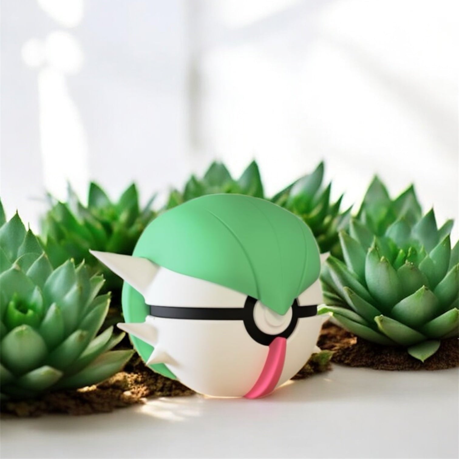 Pokemon Character Design - 3D Printed Pokeball - Gardevoir - Unique Display Collectible