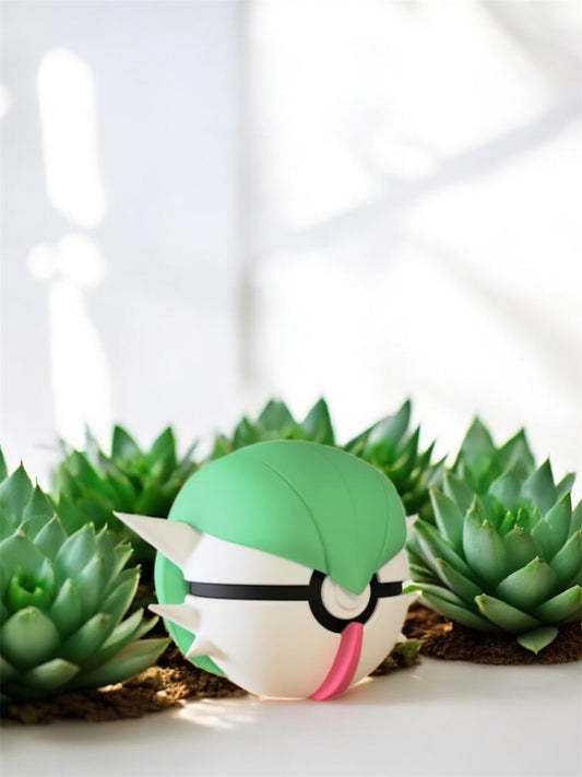 Pokemon Character Design - 3D Printed Pokeball - Gardevoir - Unique Display Collectible