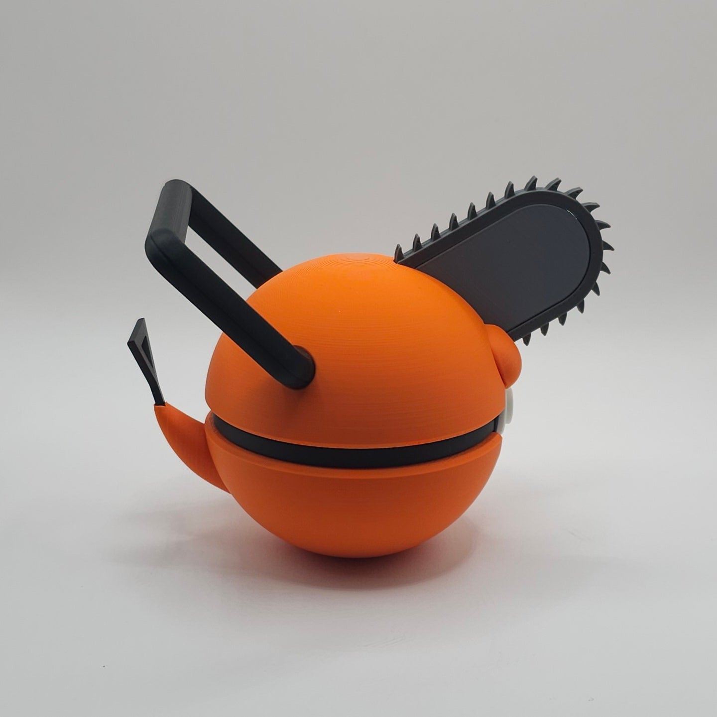 Chainsaw Man Character Pochita Design- 3D Printed Pokeball- Unique Display Collectible