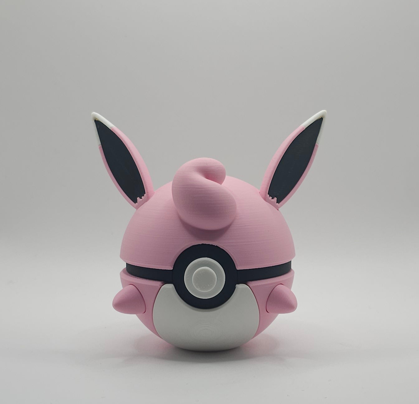 Pokemon Character Design - 3D Printed Pokeball - Wigglytuff - Unique Display Collectible