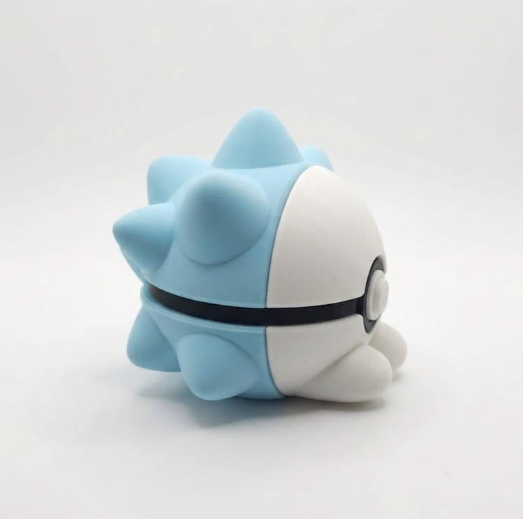 Pokemon Character Design- 3D Printed Pokeball- Snom- Unique Display Collectible
