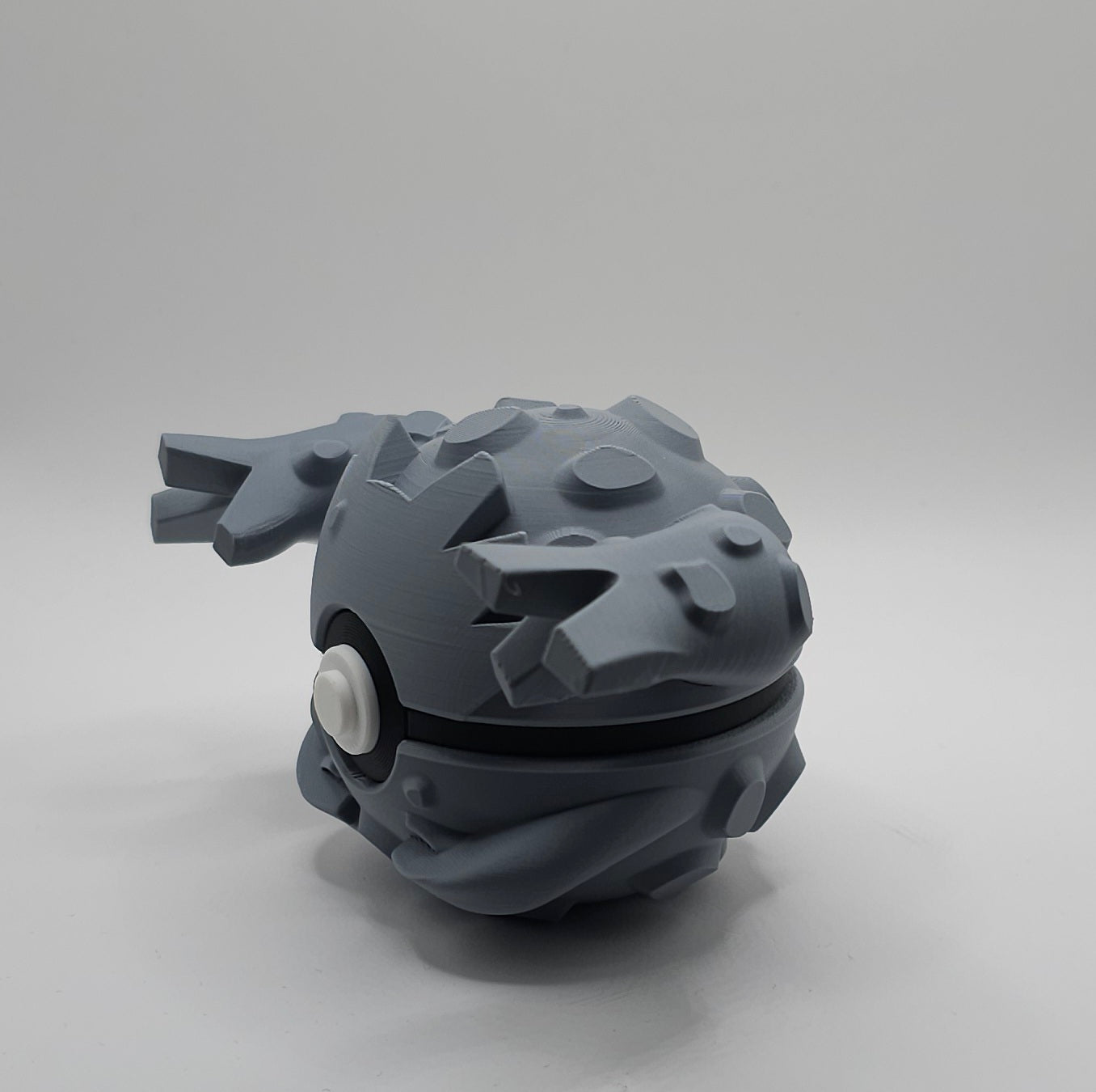 Pokemon Character Design- 3D Printed Pokeball- Graveler - Unique Display Collectible