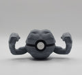 Pokemon Character Design- 3D Printed Pokeball- Geodude- Unique Display Collectible
