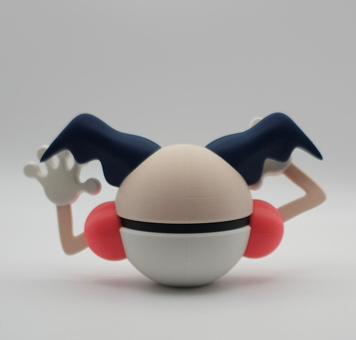 Pokemon Character Design- 3D Printed Pokeball- Mr Mime- Unique Display Collectible