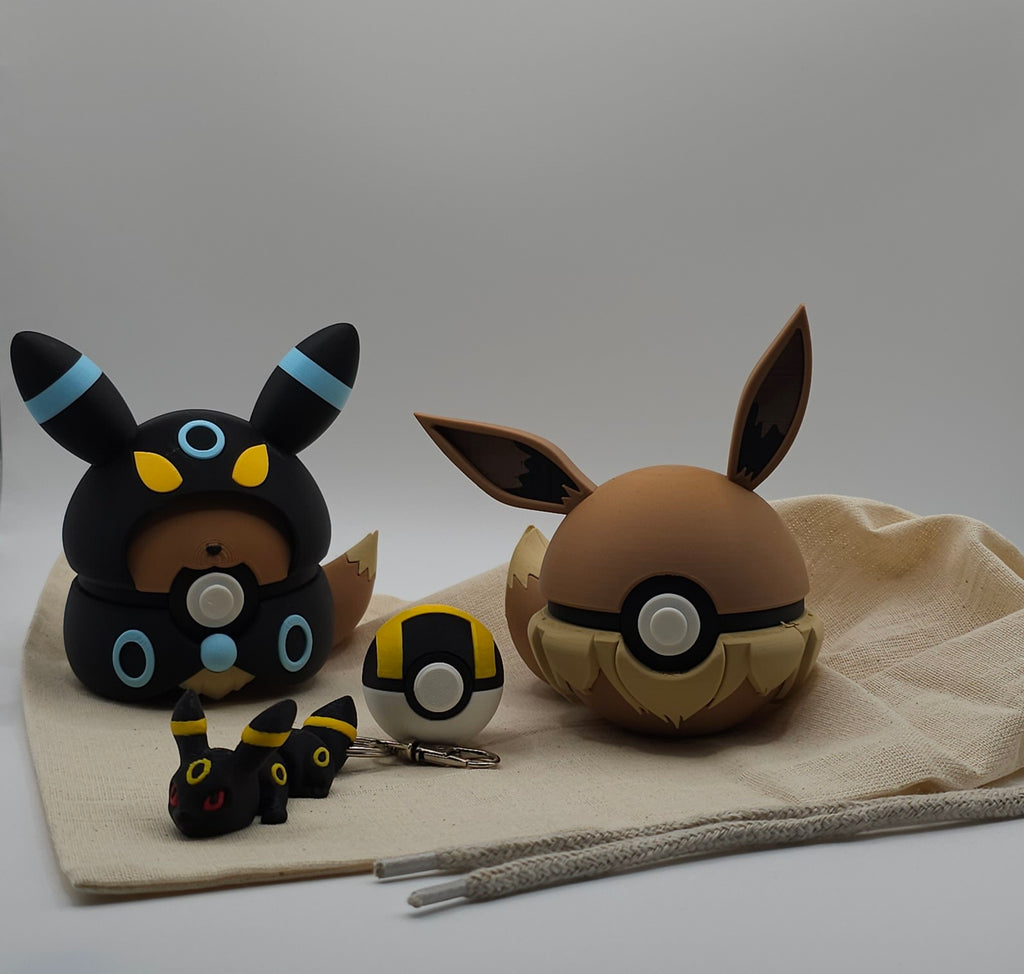 Eevee Inspired Mystery Bag- Mystery 3D Printed Gift Set- Unique Fan Art Collectible