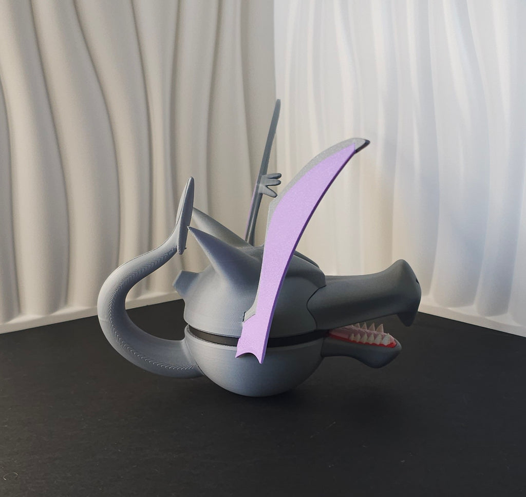 Pokemon Character Design- 3D Printed Pokeball- Aerodactyl- Unique Display Collectible
