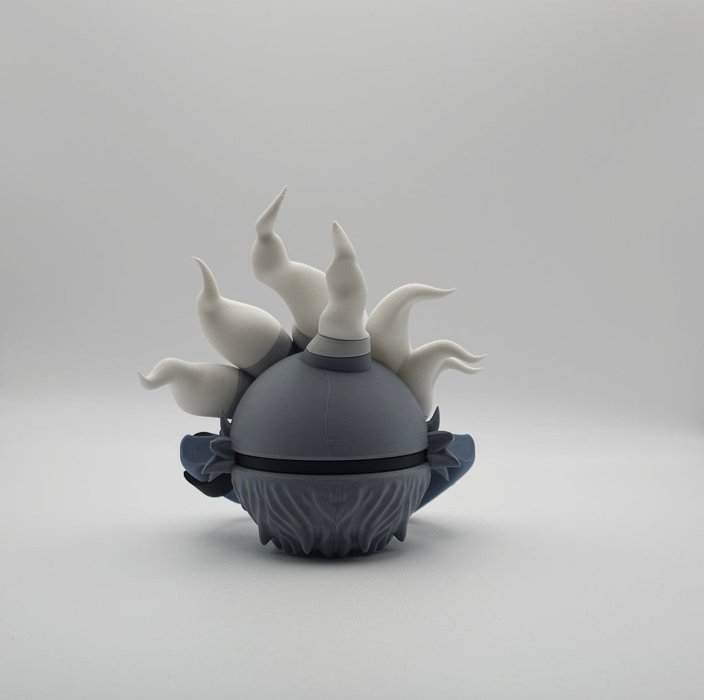 Pokemon Character Design- 3D Printed Pokeball- Annihilape- Unique Display Collectible