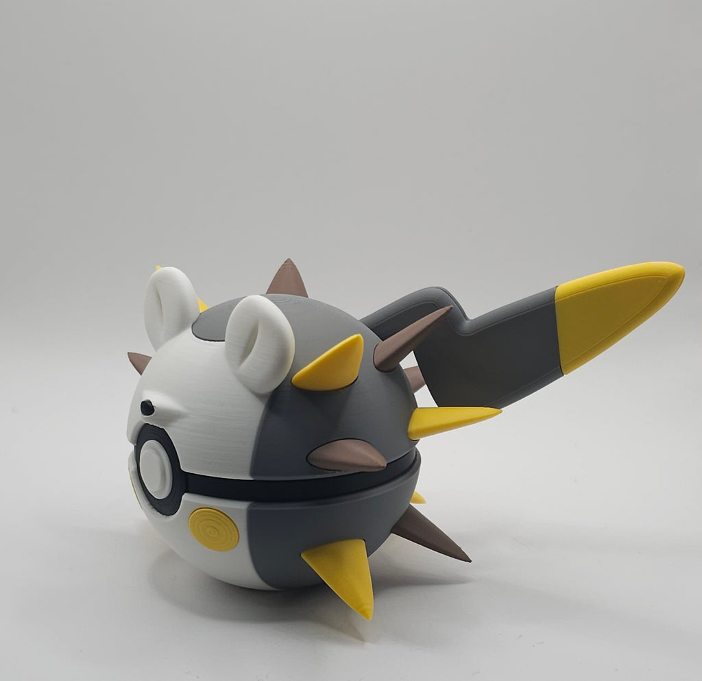 Pokemon Character Design- 3D Printed Pokeball- Togedemaru- Unique Display Collectible