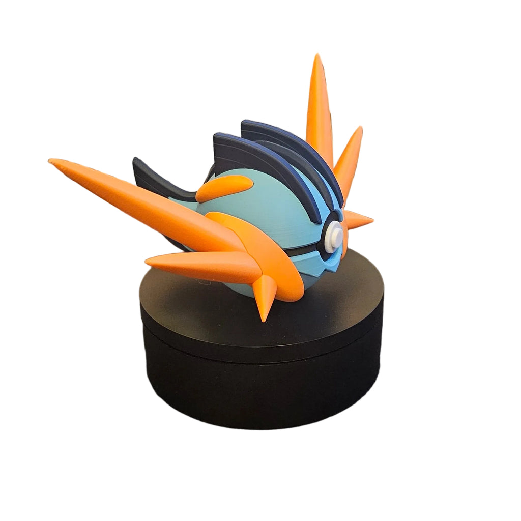 Pokemon Character Design- 3D Printed Pokeball- Mega Swampert- Unique Display Collectible