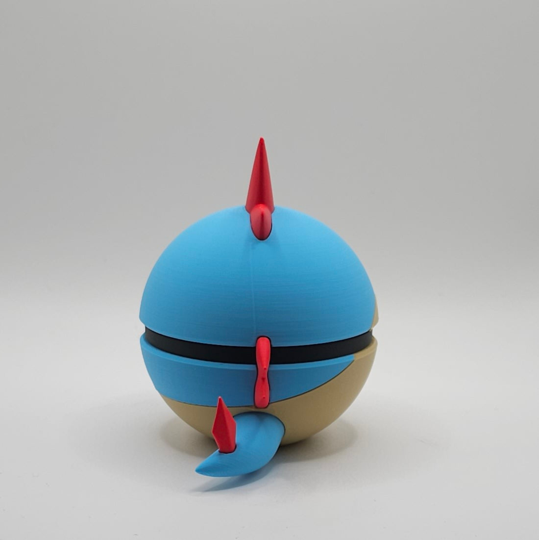 Pokemon Character Design- 3D Printed Pokeball- Croconaw - Unique Display Collectible