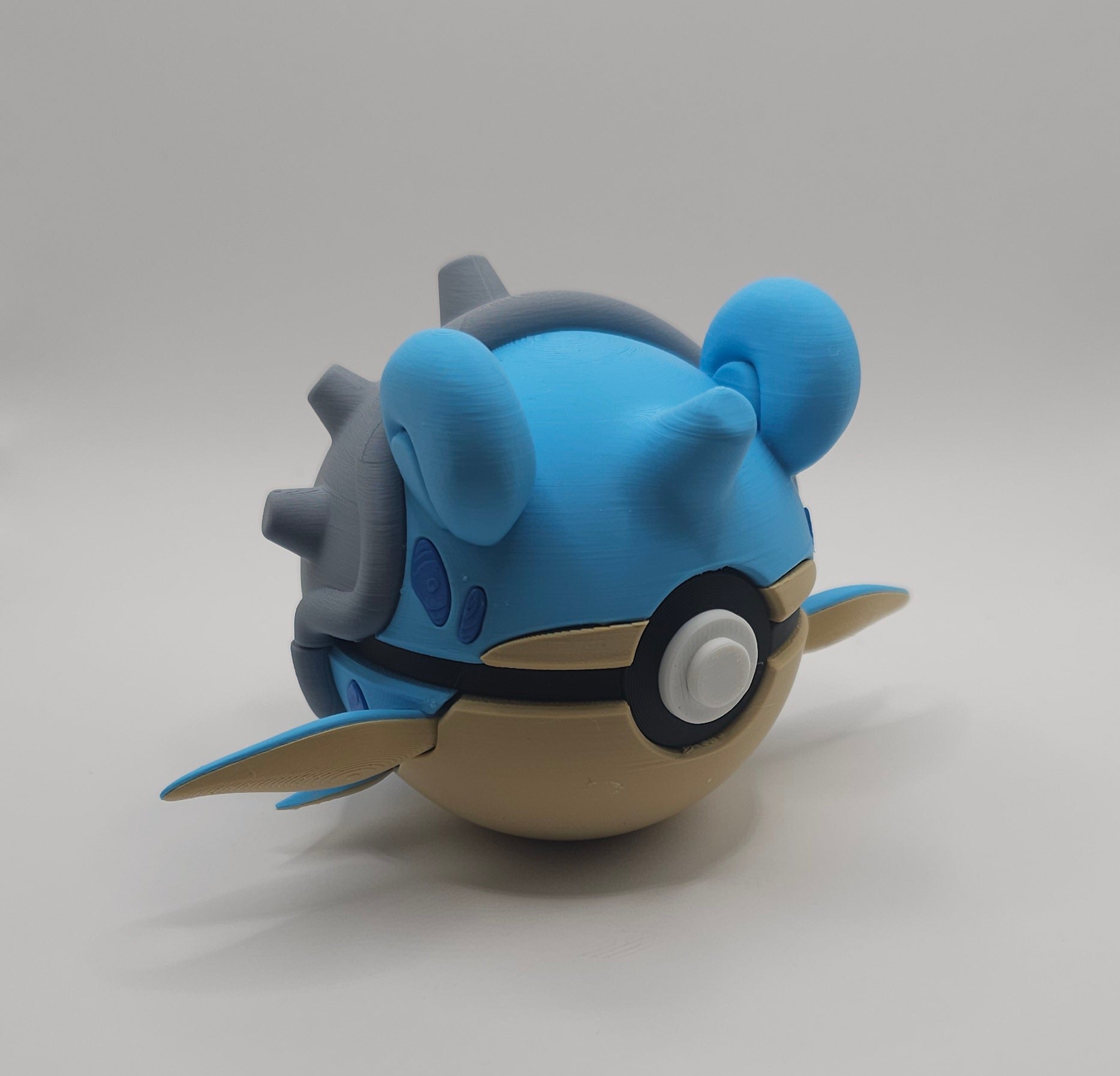 Pokemon Character Design - 3D Printed Pokeball - Lapras - Unique Display Fan Art Collectible